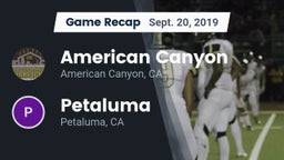 Recap: American Canyon  vs. Petaluma  2019