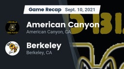 Recap: American Canyon  vs. Berkeley  2021