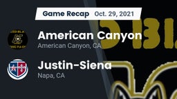 Recap: American Canyon  vs. Justin-Siena  2021