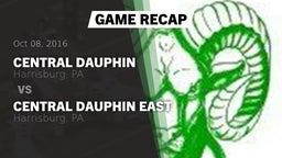 Recap: Central Dauphin  vs. Central Dauphin East  2016