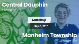 Matchup: Central Dauphin vs. Manheim Township  2017