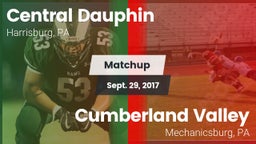 Matchup: Central Dauphin vs. Cumberland Valley  2017
