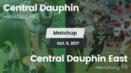 Matchup: Central Dauphin vs. Central Dauphin East  2017
