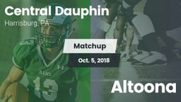 Matchup: Central Dauphin vs. Altoona 2018