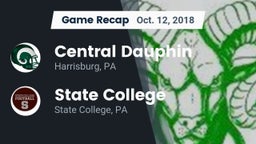 Recap: Central Dauphin  vs. State College  2018