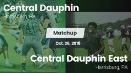 Matchup: Central Dauphin vs. Central Dauphin East  2018
