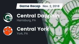 Recap: Central Dauphin  vs. Central York  2018