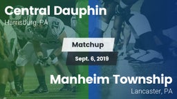 Matchup: Central Dauphin vs. Manheim Township  2019