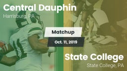 Matchup: Central Dauphin vs. State College  2019