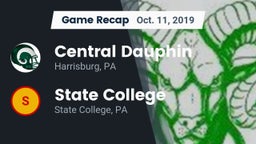 Recap: Central Dauphin  vs. State College  2019