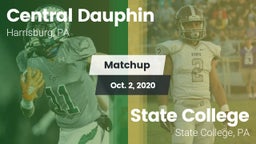 Matchup: Central Dauphin vs. State College  2020