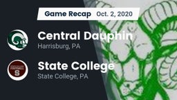 Recap: Central Dauphin  vs. State College  2020