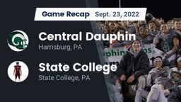 Recap: Central Dauphin  vs. State College  2022