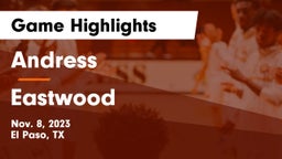 Andress  vs Eastwood  Game Highlights - Nov. 8, 2023