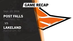 Recap: Post Falls  vs. Lakeland  2016
