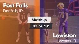 Matchup: Post Falls High vs. Lewiston  2016
