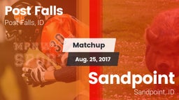 Matchup: Post Falls High vs. Sandpoint  2017