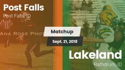 Matchup: Post Falls High vs. Lakeland  2018