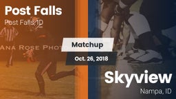 Matchup: Post Falls High vs. Skyview  2018