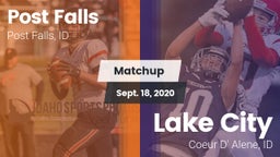 Matchup: Post Falls High vs. Lake City  2020