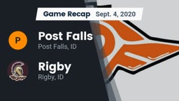 Recap: Post Falls  vs. Rigby  2020