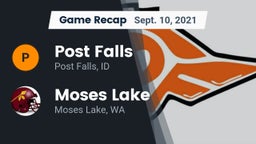 Recap: Post Falls  vs. Moses Lake  2021