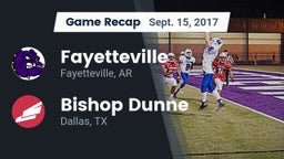Recap: Fayetteville  vs. Bishop Dunne  2017