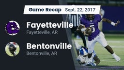 Recap: Fayetteville  vs. Bentonville  2017