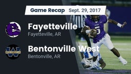 Recap: Fayetteville  vs. Bentonville West 2017