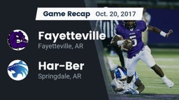 Recap: Fayetteville  vs. Har-Ber  2017