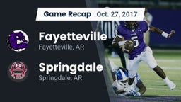 Recap: Fayetteville  vs. Springdale  2017