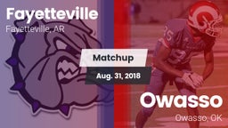 Matchup: Fayetteville High vs. Owasso  2018