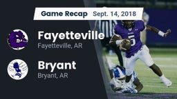 Recap: Fayetteville  vs. Bryant  2018