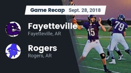 Recap: Fayetteville  vs. Rogers  2018