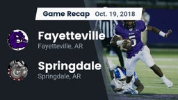 Recap: Fayetteville  vs. Springdale  2018