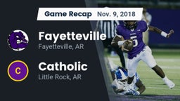 Recap: Fayetteville  vs. Catholic  2018