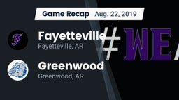 Recap: Fayetteville  vs. Greenwood  2019