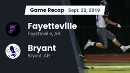 Recap: Fayetteville  vs. Bryant  2019