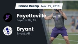 Recap: Fayetteville  vs. Bryant  2019