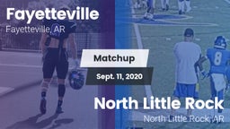 Matchup: Fayetteville High vs. North Little Rock  2020