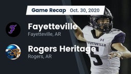 Recap: Fayetteville  vs. Rogers Heritage  2020