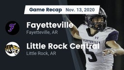 Recap: Fayetteville  vs. Little Rock Central  2020