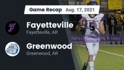 Recap: Fayetteville  vs. Greenwood  2021