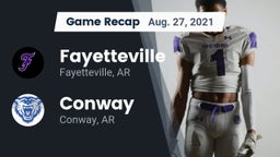 Recap: Fayetteville  vs. Conway  2021