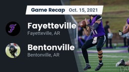 Recap: Fayetteville  vs. Bentonville  2021