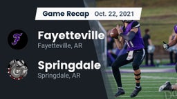 Recap: Fayetteville  vs. Springdale  2021