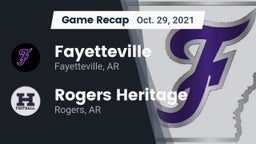 Recap: Fayetteville  vs. Rogers Heritage  2021