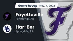Recap: Fayetteville  vs. Har-Ber  2022