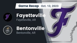 Recap: Fayetteville  vs. Bentonville  2023