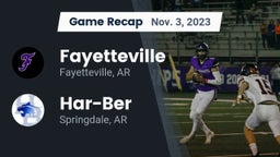 Recap: Fayetteville  vs. Har-Ber  2023